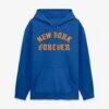 New York Knicks Fashion7 NY Forever Legacy Hoodie - Blue - Back View