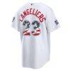 2026 All-Star Edition Stars & Stripes Athletics Shea Langeliers Nike White Stadium Jersey - - Detail View