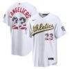 2026 All-Star Edition Stars & Stripes Athletics Shea Langeliers Nike White Stadium Jersey - - Front View