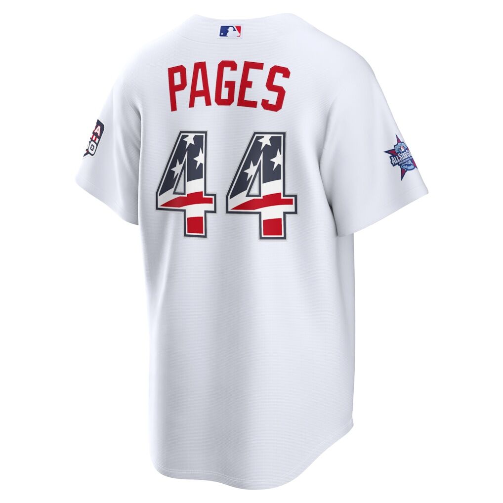 2026 All-Star Edition Stars & Stripes Los Angeles Dodgers Andy Pages Nike White Stadium Jersey