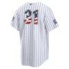 2026 All-Star Edition Stars & Stripes New York Yankees Cam Schlittler Nike White Stadium Jersey - - Detail View