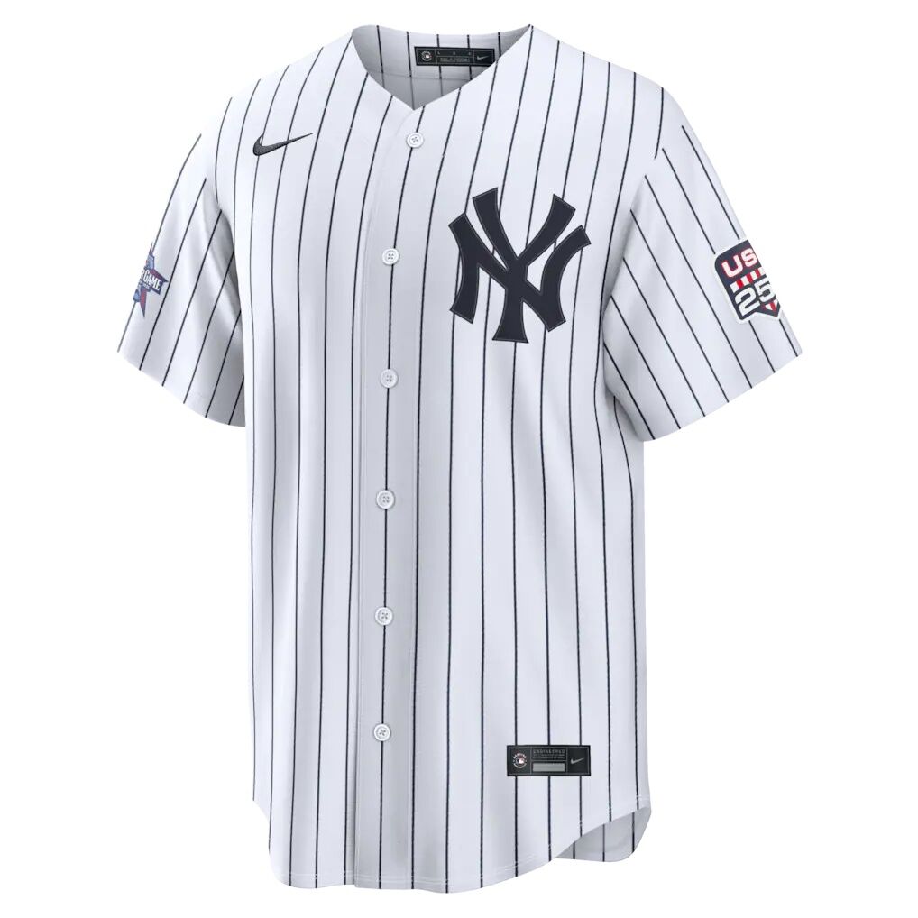 2026 All-Star Edition Stars & Stripes New York Yankees Cam Schlittler Nike White Stadium Jersey