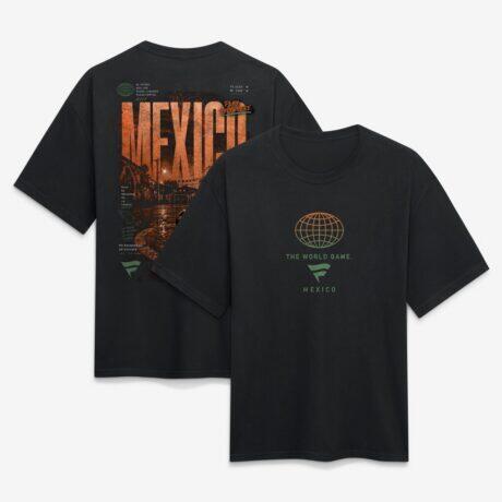 Mexico Fashion7 Streets Of The World Heavyweight T-Shirt - Black - Front View