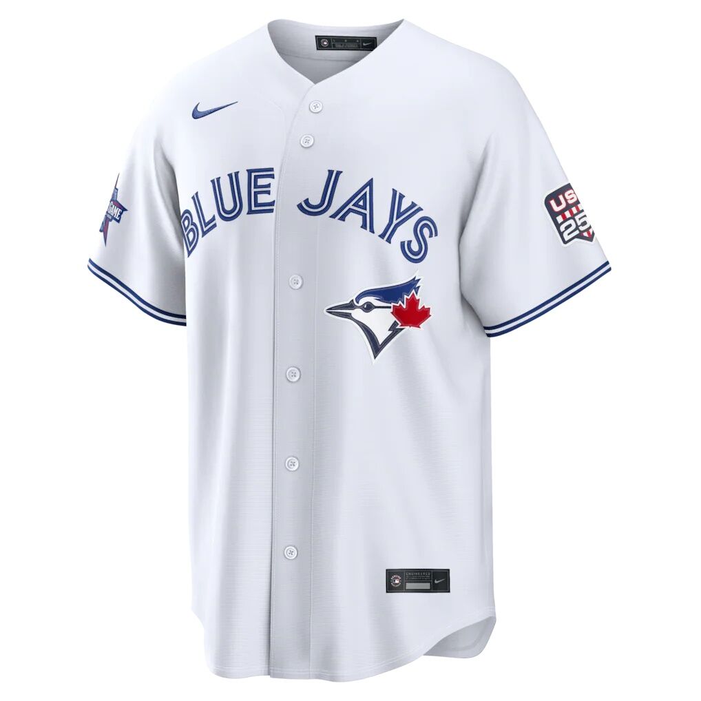 2026 All-Star Edition Stars & Stripes Toronto Blue Jays Ernie Clement Nike White Stadium Jersey
