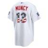 2026 All-Star Edition Stars & Stripes Los Angeles Dodgers Max Muncy Nike White Stadium Jersey - - Detail View