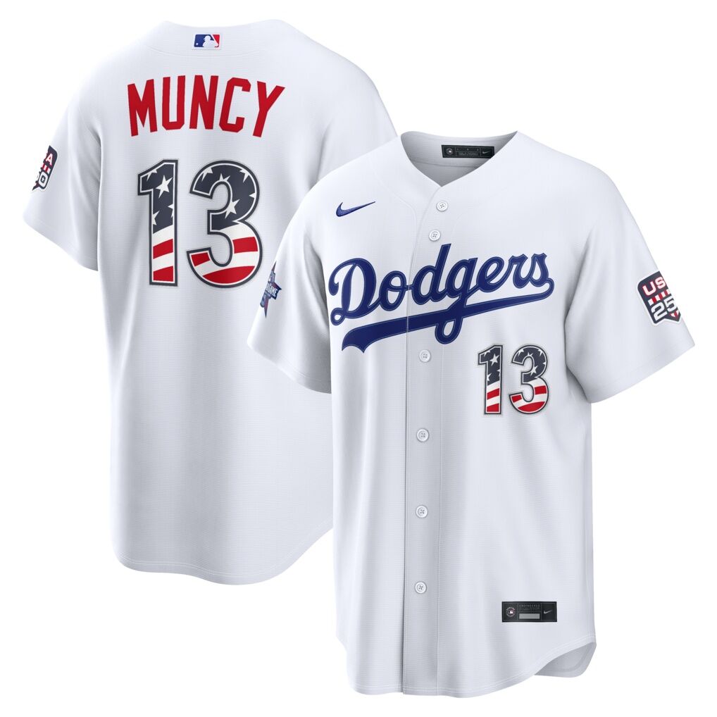 2026 All-Star Edition Stars & Stripes Los Angeles Dodgers Max Muncy Nike White Stadium Jersey