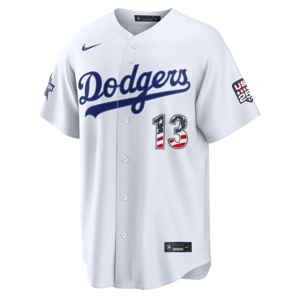 2026 All-Star Edition Stars & Stripes Los Angeles Dodgers Max Muncy Nike White Stadium Jersey