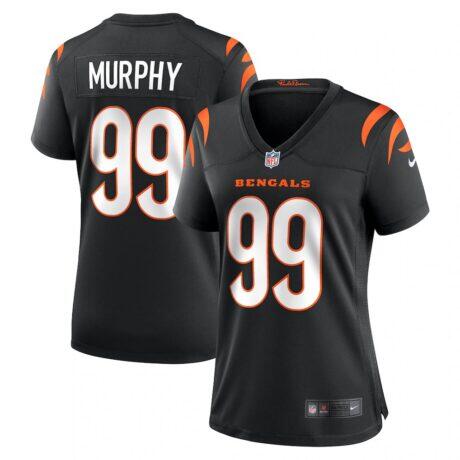 Myles Murphy Cincinnati Bengals Nike Women's Team Game Jersey - Black - Front View
