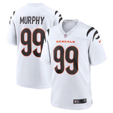Myles Murphy Cincinnati Bengals Nike Team Game Jersey - White - Front View