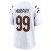 Myles Murphy Cincinnati Bengals Nike Team Game Jersey - White - Side View