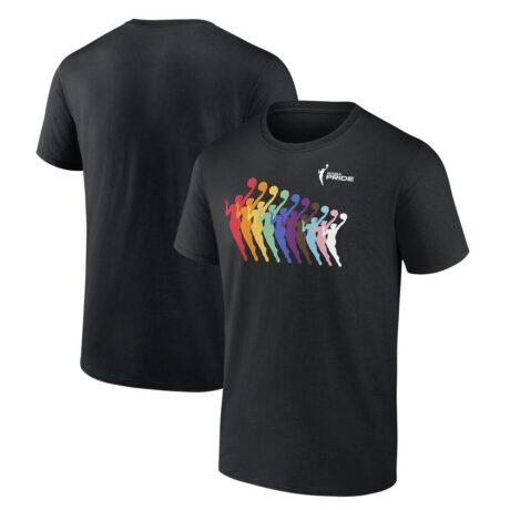 WNBA City Pride T-Shirt - Black - Front View