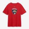 Brady Tkachuk Florida Panthers Fashion7 Authentic Stack Name & Number T-Shirt - Red - Side View