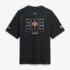New York Knicks Fashion7 x Futura Three-Time NBA Finals Champions Court Heavyweight T-Shirt - Black - Detail View