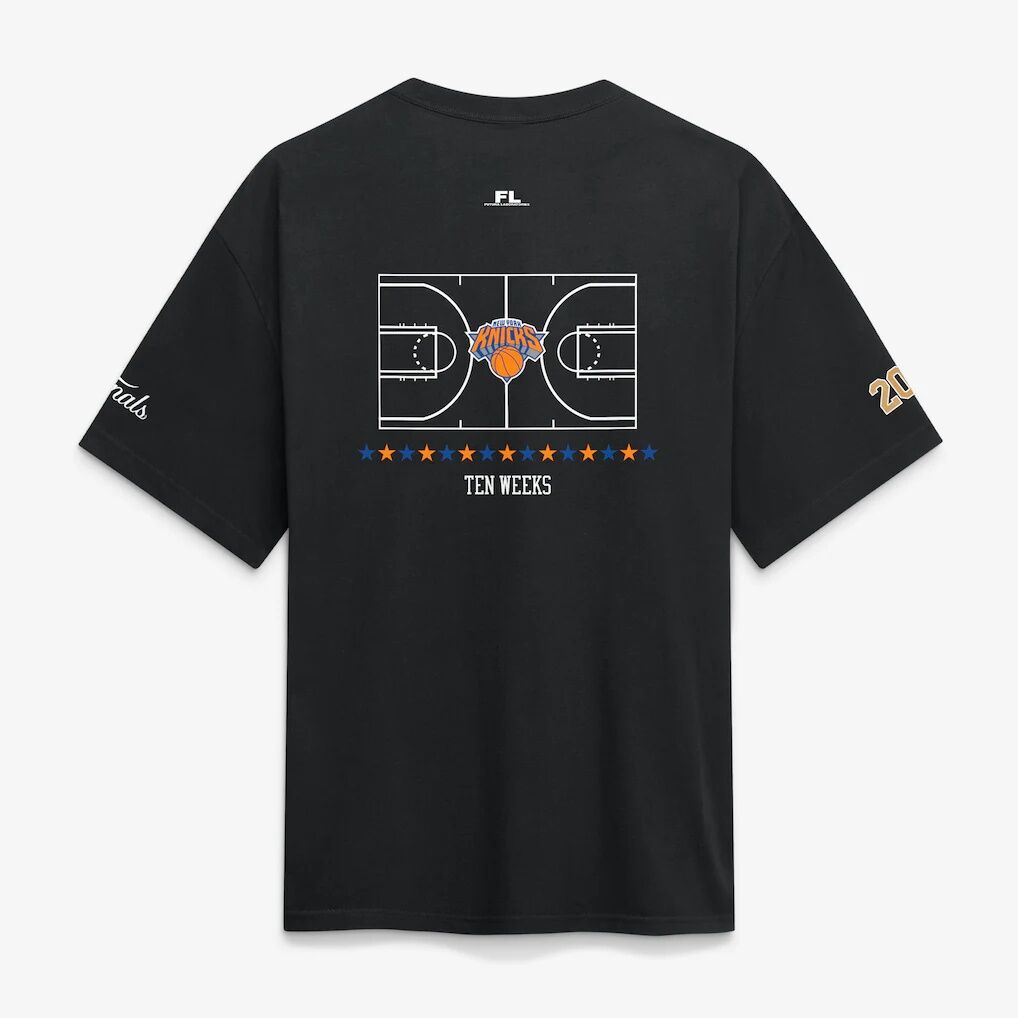 New York Knicks Fashion7 x Futura Three-Time NBA Finals Champions Court Heavyweight T-Shirt