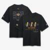 New York Knicks Fashion7 x Futura Three-Time NBA Finals Champions Court Heavyweight T-Shirt - Black - Front View