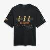 New York Knicks Fashion7 x Futura Three-Time NBA Finals Champions Court Heavyweight T-Shirt - Black - Side View