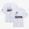 New York Knicks Fashion7 x Futura 2026 NBA Finals Champions Train Heavyweight T-Shirt - White - Front View