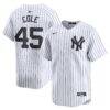 Gerrit Cole New York Yankees Nike Home Limited Player Jersey - White - Front View