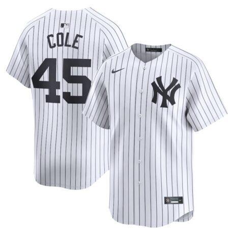 Gerrit Cole New York Yankees Nike Home Limited Player Jersey - White - Front View