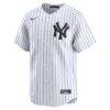 Giancarlo Stanton New York Yankees Nike Home Limited Player Jersey - White - Side View