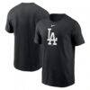 Los Angeles Dodgers Nike Fuse Large Logo T-Shirt - Black - Side View