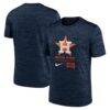 Houston Astros Nike Large Logo Velocity T-Shirt - Navy - Front View