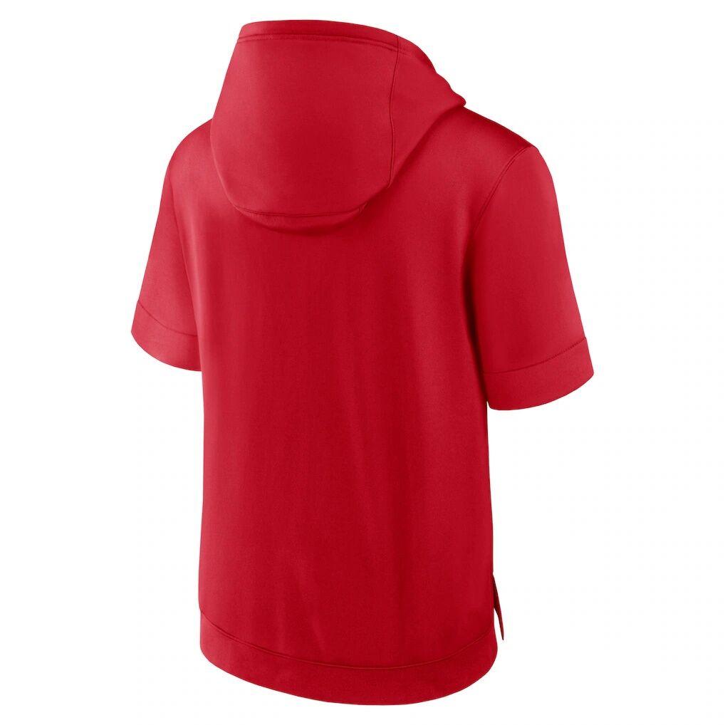 Los Angeles Angels Nike Tri Code Lockup Short Sleeve Pullover Hoodie