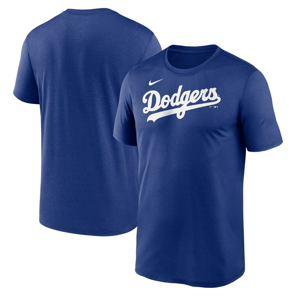 Los Angeles Dodgers Nike Legend Fuse Wordmark T-Shirt  – Royal