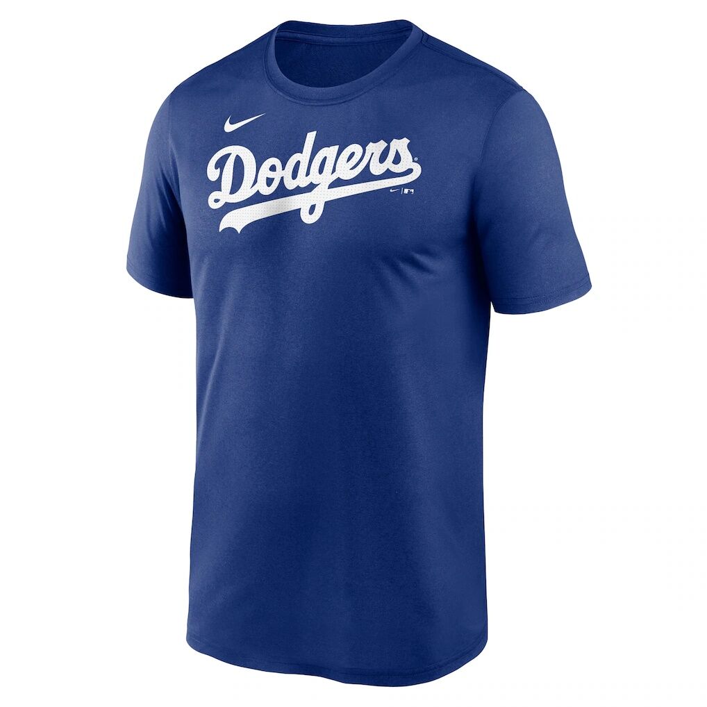 Los Angeles Dodgers Nike Legend Fuse Wordmark T-Shirt  – Royal