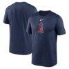 Los Angeles Angels Nike Legend Fuse Large Logo Dri-FIT T-Shirt - Navy - Front View