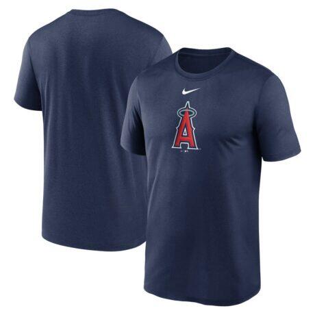 Los Angeles Angels Nike Legend Fuse Large Logo Dri-FIT T-Shirt - Navy - Front View