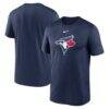 Toronto Blue Jays Nike Legend Fuse Large Logo Dri-FIT T-Shirt - Navy - Front View