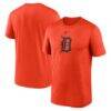 Detroit Tigers Nike Legend Fuse Large Logo Dri-FIT T-Shirt - Orange - Front View