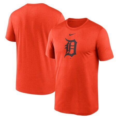 Detroit Tigers Nike Legend Fuse Large Logo Dri-FIT T-Shirt - Orange - Front View