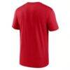 Texas Rangers Nike Legend Fuse Large Logo Dri-FIT T-Shirt - Red - Detail View