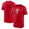 Texas Rangers Nike Legend Fuse Large Logo Dri-FIT T-Shirt - Red - Front View