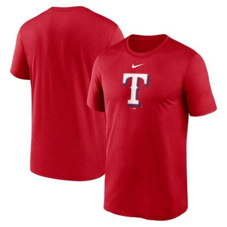 Texas Rangers Nike Legend Fuse Large Logo Dri-FIT T-Shirt - Red - Front View
