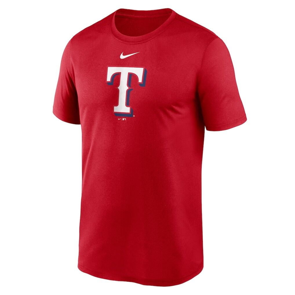 Texas Rangers Nike Legend Fuse Large Logo Dri-FIT T-Shirt