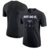 Charlotte Hornets Nike Just Do It T-Shirt - Black - Front View