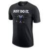 Charlotte Hornets Nike Just Do It T-Shirt - Black - Side View