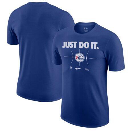 Philadelphia 76ers Nike Just Do It T-Shirt - - Front View