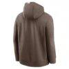 Atlanta Braves Nike Statement Pullover Hoodie - - Detail View