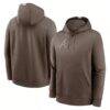 Atlanta Braves Nike Statement Pullover Hoodie - - Front View