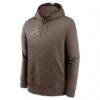Atlanta Braves Nike Statement Pullover Hoodie - - Side View
