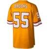 Derrick Brooks Tampa Bay Buccaneers Mitchell & Ness Big & Tall 1995 Legacy Retired Player Jersey - Orange - Detail View