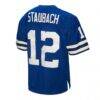 Roger Staubach Dallas Cowboys Mitchell & Ness Big & Tall 1971 Legacy Retired Player Jersey - Navy - Detail View