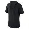 Charlotte FC Fashion7 Match Raglan Short Sleeve Pullover Hoodie - Black - Detail View