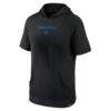 Charlotte FC Fashion7 Match Raglan Short Sleeve Pullover Hoodie - Black - Side View
