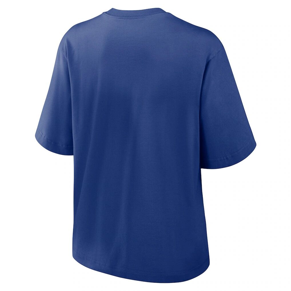 Chicago Cubs Nike Women's Knockout Boxy T-Shirt - Royal