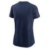 Los Angeles Angels Nike Women's Wordmark T-Shirt - Navy - Detail View